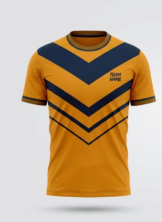 Amber Chevron Football Jersey