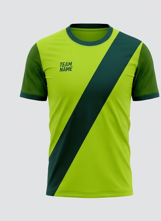 Lime Sash Football Jersey