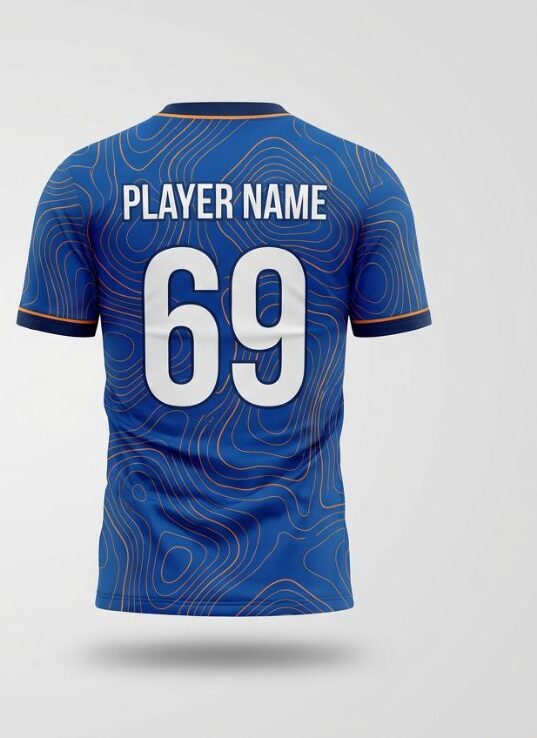 Azure Lines Football Jersey - Image 2