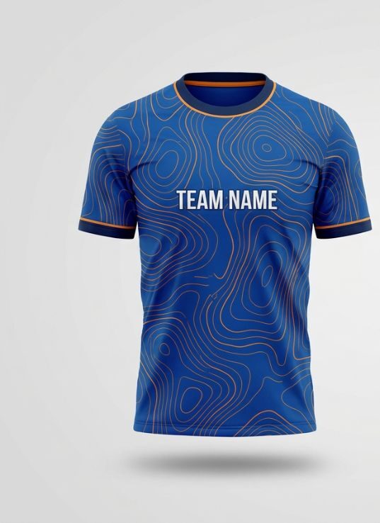 Azure Lines Football Jersey