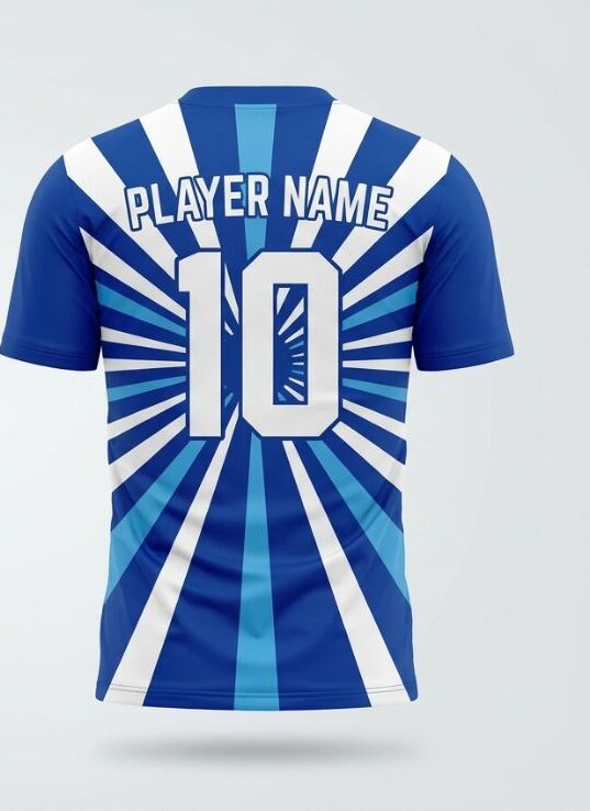 Azure Ray Football Jersey - Image 2