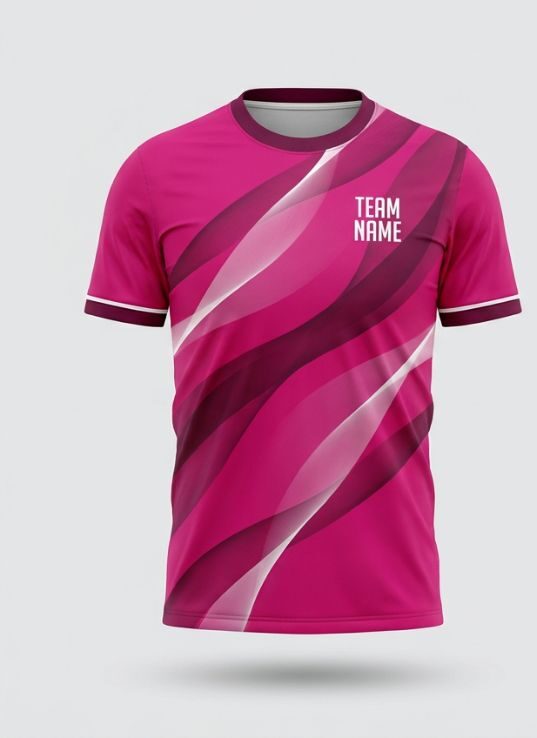 Magenta Flow Football Jersey