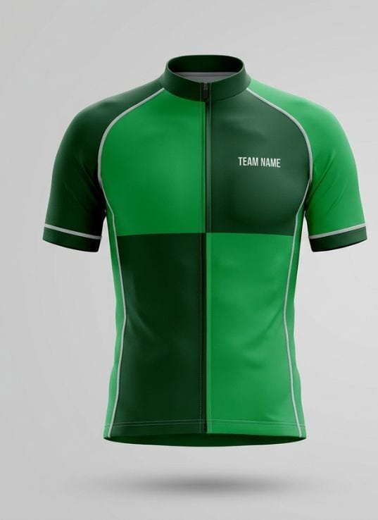 Emerald Block Cycling Jersey