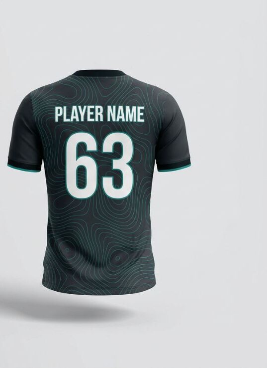 Charcoal Topo Football Jersey - Image 2