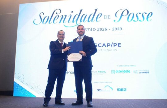 O Sindicato das Empresas de Serviços Contábeis e das Empresas de Assessoramento, Perícias, Informações e Pesquisas de Pernambuco (Sescap/PE) empossou, na noite desta quinta-feira (11), a sua nova diretoria. A solenidade ocorreu no auditório do JCPM, na Zona Sul do Recife.