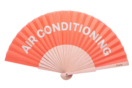 Abanico AIR CONDITIONING (Naranja) - Fisura 1