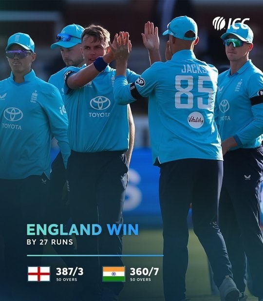 IND vs ENG 3rd ODI
