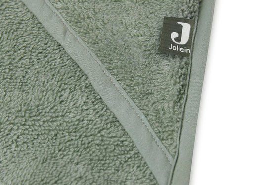 Jollein - Cape de Bain Éponge 75x75cm Ash Green Le linge de bain