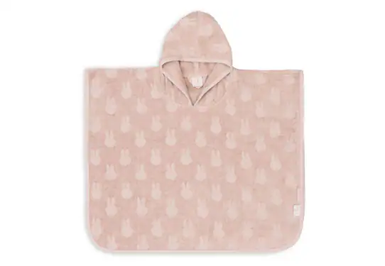 Jollein - Poncho de bain éponge Miffy Jacquard Wild Rose