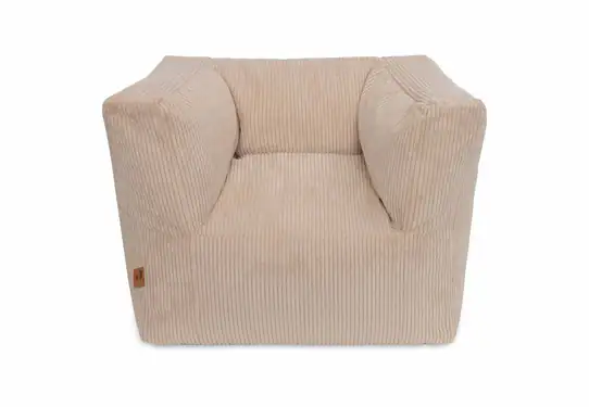 Jollein Fauteuil Pouf Enfant Corduroy - Natural