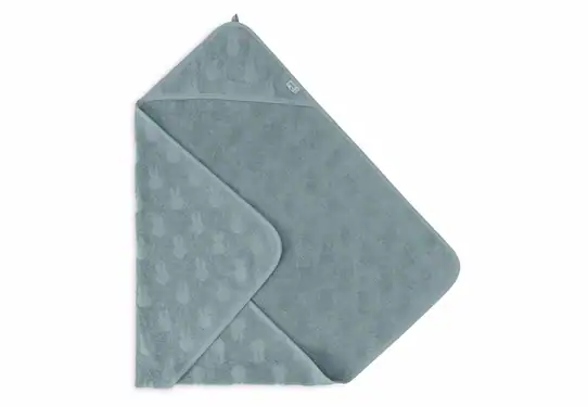 Jollein Cape de bain Éponge 75x75cm Miffy Jaquard - Sea Green