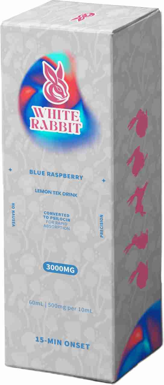 White Rabbit Mushroom Drink – Blue Raspberry 3000mg (60ml) - Image 3