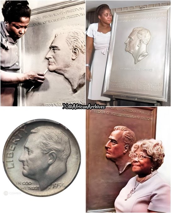 Selma Burke was a sculptor & member of the Harlem Renaissance movement, best kno