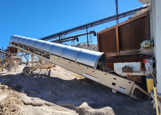 RADIAL CONVEYOR - ACTECH 30” wide x 48’ long Radial Stockpiling Conveyor - Image 4