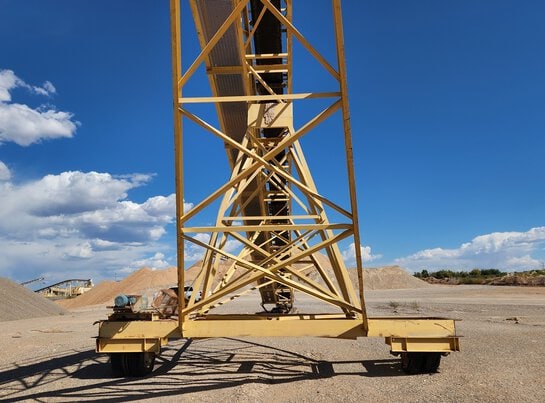 Radial Stacker - 24” wide x 100’ long Fixed Height Radial Conveyor - Image 7