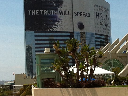 advertisement on side of building, San Diego