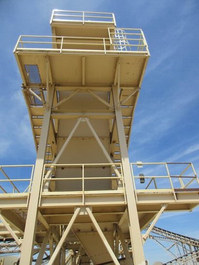 VIBRATING SCREEN SUPPORT STRUCTURE - Heavy Duty Incline Vibrating Screen Structure - Image 6