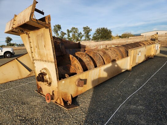 Sand Screw Washer - Kolberg-Portec 44” diameter x 32’ long Single Spiral Sand Screw - 175 tph - Image 4