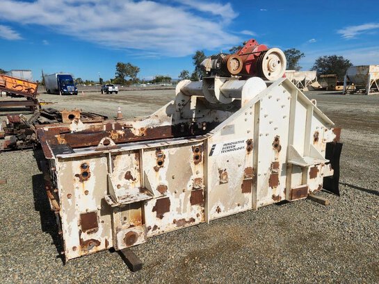 IST 6’ wide x 12’ long Two Deck Horizontal Hi-Frequency Sizing & Dewatering Screen - Image 2
