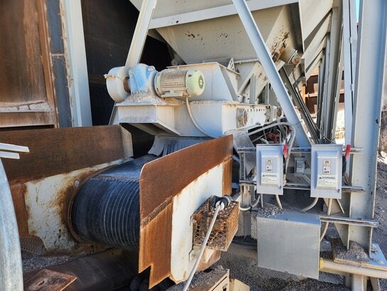 BLENDING HOPPERS - ACTECH Three Bin Cold Feed Hoppers & Material Blending Plant, - Image 5