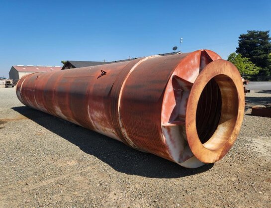 TROMMEL DRUM - 77½” diameter x 37’ long Rotary Scrubber Drum - Image 2