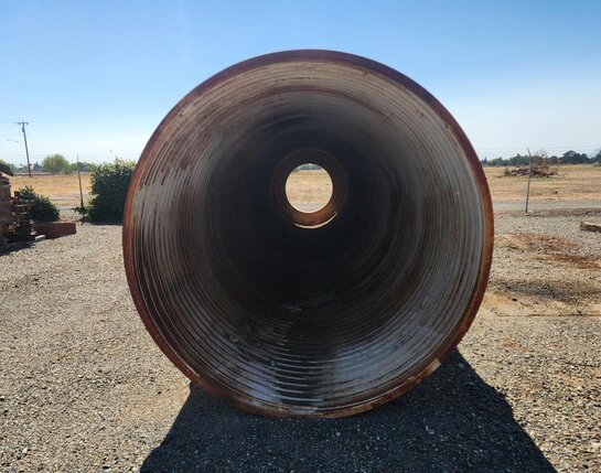 TROMMEL DRUM - 77½” diameter x 37’ long Rotary Scrubber Drum - Image 5