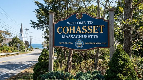 Security in Cohasset, MA – welcome sign