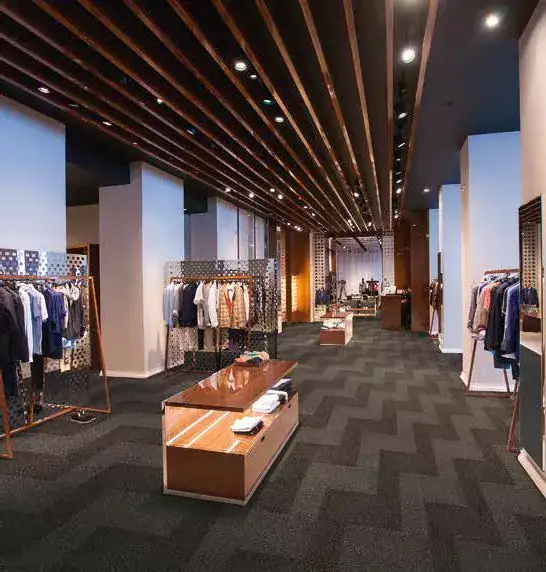 Pavimenti in tessuto vinilico Dickson per retail
