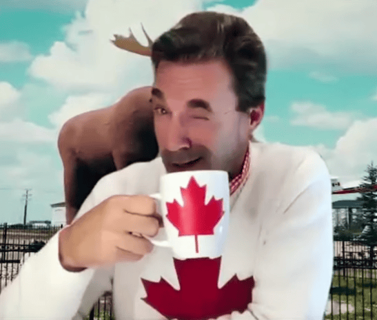 Jon Hamm creates Skip the Dishes thank you video for Canadians from coast-to-coast