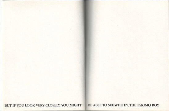 Remy Charlip, It Looks Like Snow (1957): third two-page spread