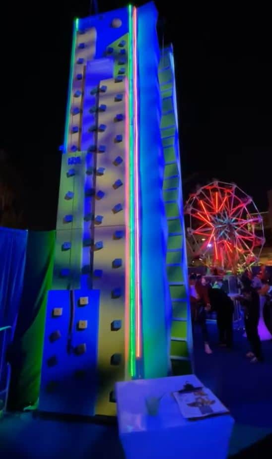 LED Rock Wall Rental rental for events in Los Angeles, Orange County, and nationwide