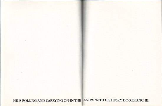 Remy Charlip, It Looks Like Snow (1957): fourth two-page spread
