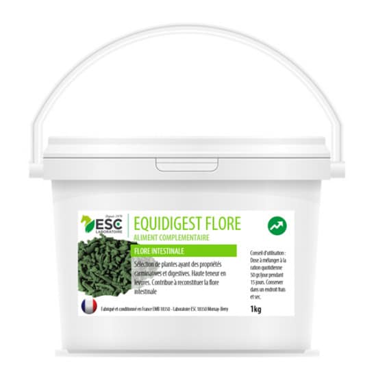 Esc Laboratoire Equidigest Flore Intestinale du cheval 1kg