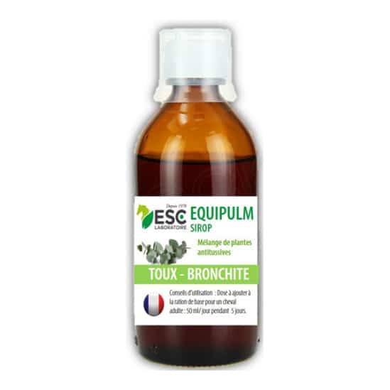 Esc Laboratoire Equipulm Sirop - Traitement Antitussif pour Chevaux - 250ml