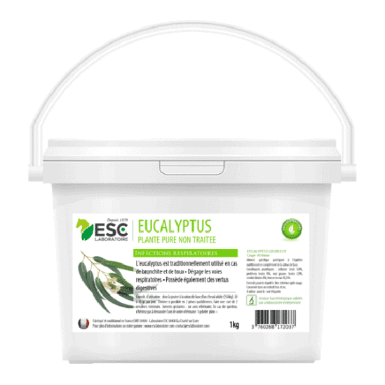 Esc Laboratoire Eucalyptus Plante Pure Infections Respiratoires 1kg