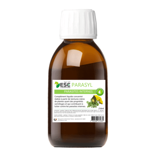 Esc Laboratoire Parasyl - Parasites Internes pour Chevaux 250ml