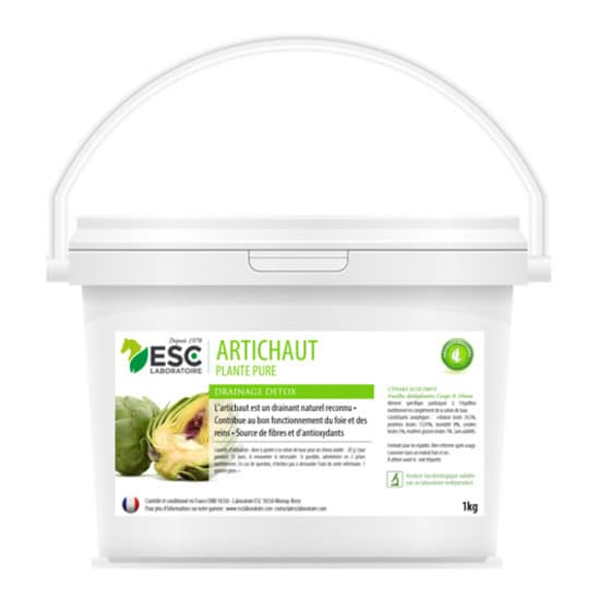 Esc laboratoire Artichaut Drainage Détox Cheval 1kg