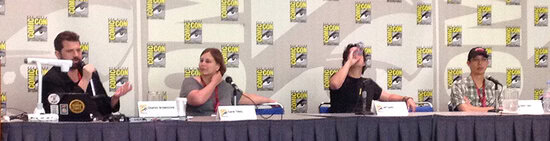 Charles Brownstein, Carol Tilley,  Jeff Smith, Gene Luen Yang