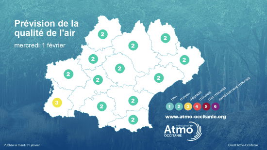 2e jour de pollution ce mercredi aux particules fines à Tarbes
