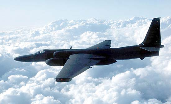 ВВС США Lockheed U-2 Dragon Lady в полете, 2003 ВВС США Lockheed U-2 Dragon Lady в полете, 2003