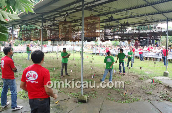 Suasana even perdana Latpres BnR Jambi di Taman Asoka, Jambi, Minggu (28/4).