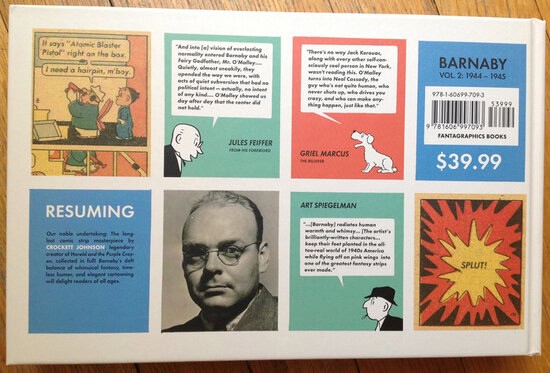 Crockett Johnson's Barnaby, Volume Two: 1944-1945 (back cover)