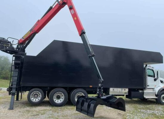 Wichita Tree Service Grapple truck