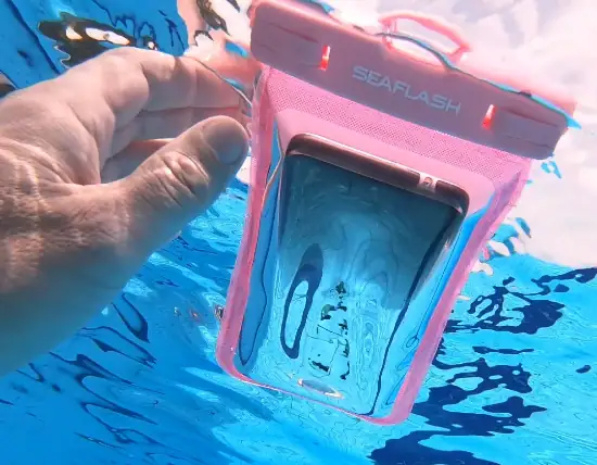 Vízálló telefontok légpárnákkal