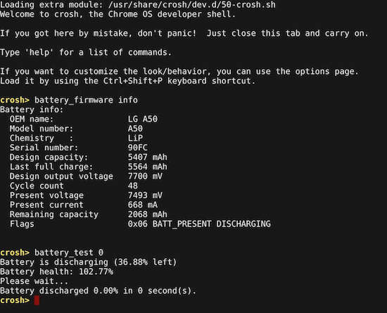 How to Check the Battery Health of a Chromebook Computer