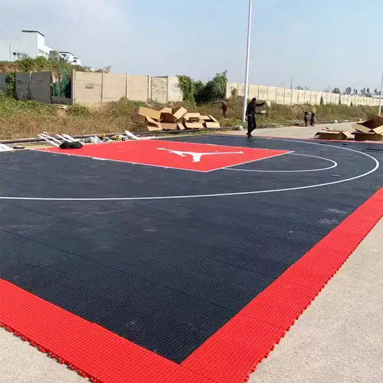 Modular Interlocking Tennis Court in Pakistan