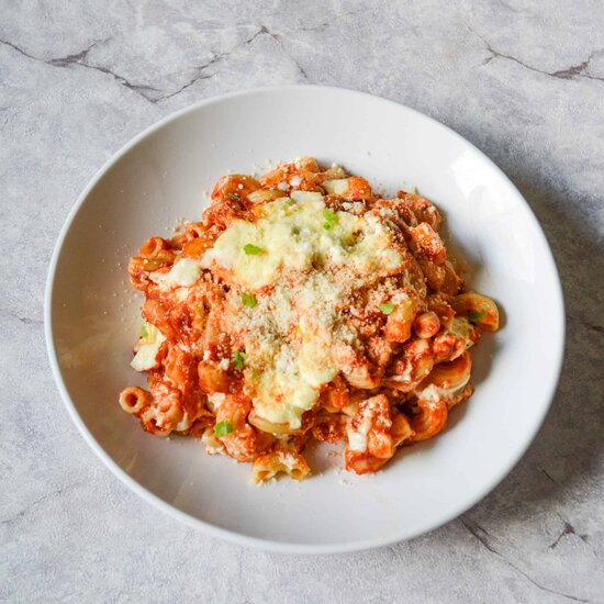 Ricotta Pasta Bake - Higher Starr