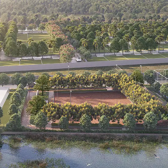 Godrej Sunrise Estate Arial View