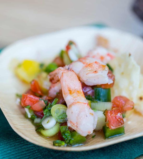 Big Green Egg Knob Creek Grilled Shrimp at Atlanta Food and Wine