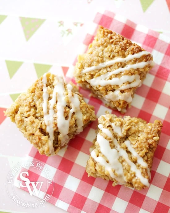 Lemon and Ginger Flapjacks perfect food